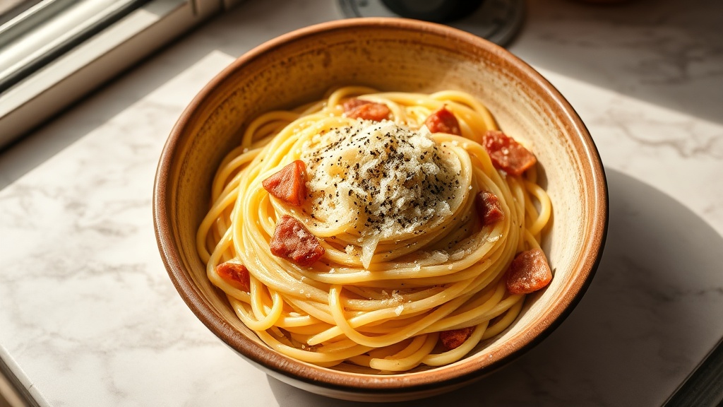 Pâtes carbonara authentiques sans crème : vraie recette italienne
