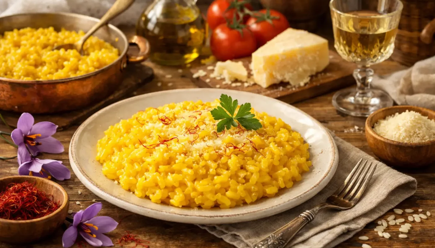 Risotto au safran à la milanaise : le secret des mammas italiennes