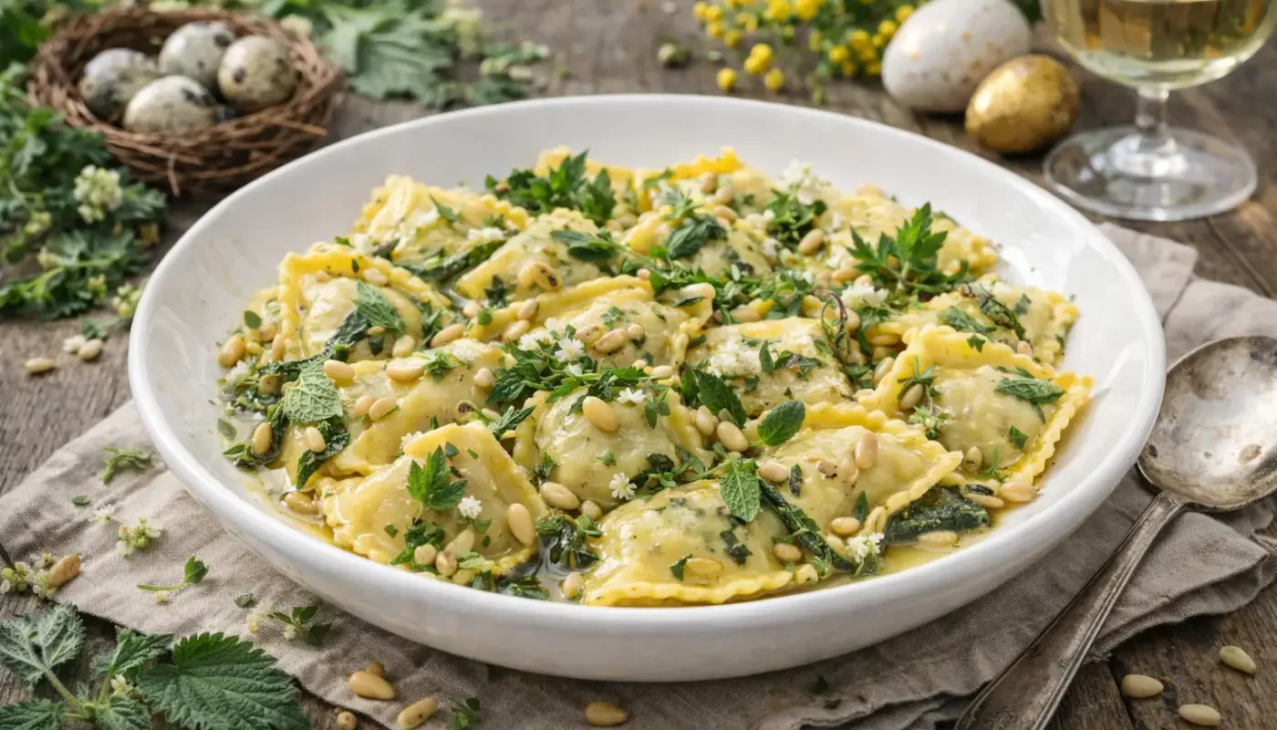 Agnolotti piémontais aux herbes sauvages : le plat que ma tante sort à Pâques depuis trente ans