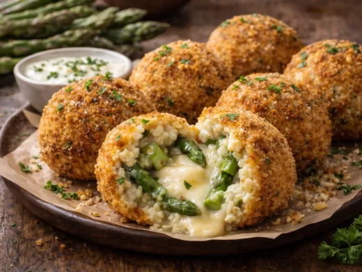 Arancini aux asperges vertes et fontina — la boulette sicilienne qui dit oui au printemps
