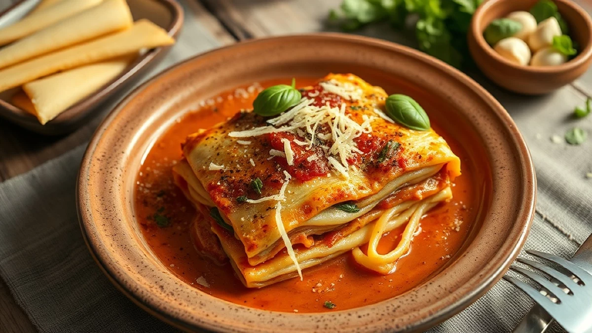 Des lasagnes aux asperges et saumon pour changer de la version classique