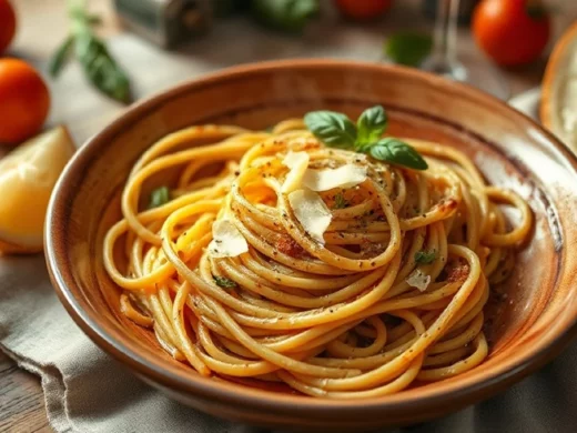 Ces pasta al limone prêtes en moins de 15 minutes