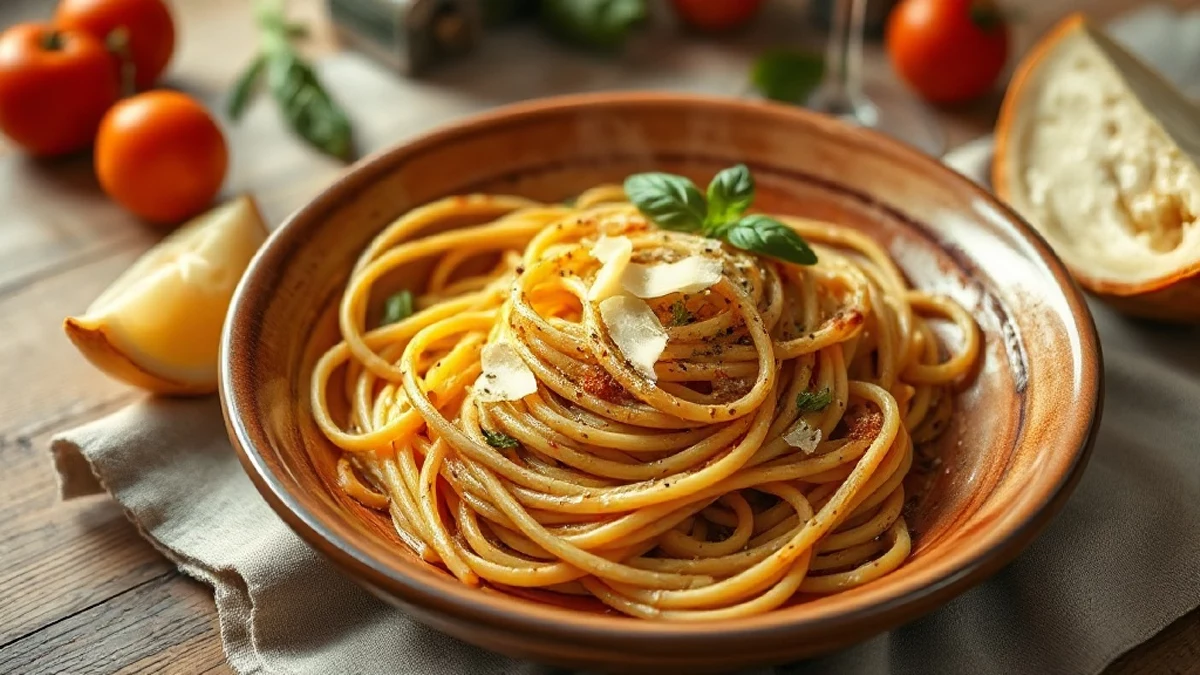Ces pasta al limone prêtes en moins de 15 minutes