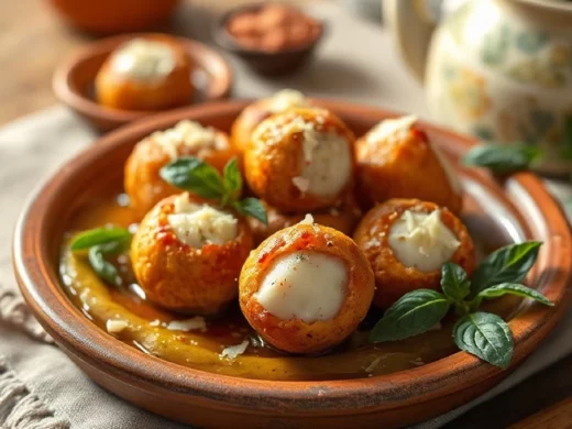 Des arancini mozzarella petits pois bien croustillants