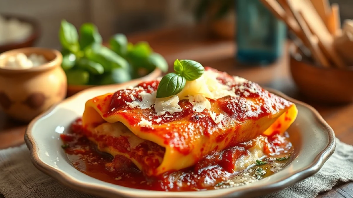 Les cannelloni ricotta épinards gratinés à la perfection