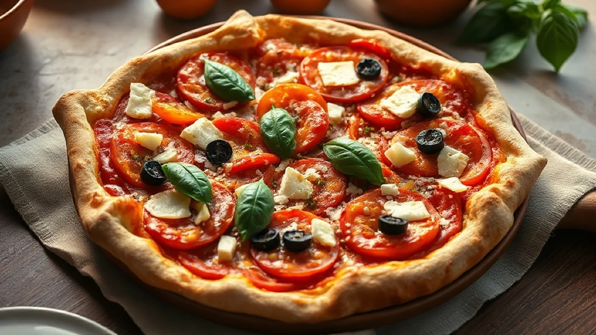 Quand il fait 35 °C, cette pizza aux légumes du soleil reste la plus facile à préparer