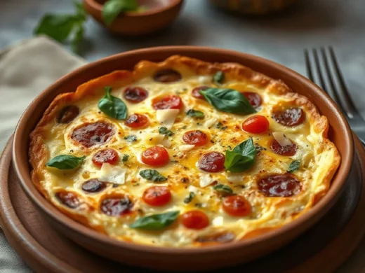 Une frittata italienne aux asperges parfaite pour un dîner rapide