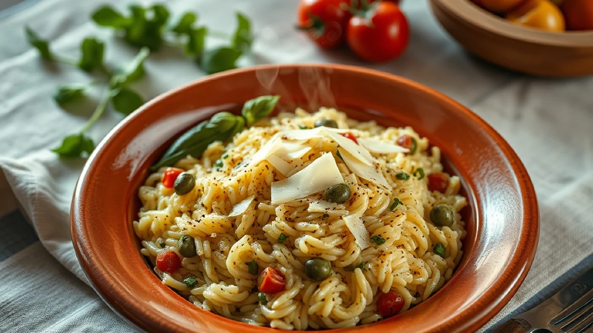 Ce risotto aux courgettes et stracciatella est un vrai régal