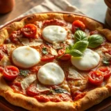 La pizza bianca aux asperges et burrata ultra gourmande