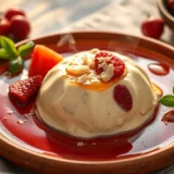 Le semifreddo italien aux fruits rouges ultra rafraîchissant