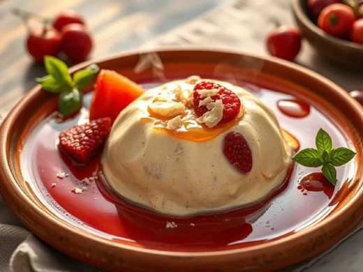 Le semifreddo italien aux fruits rouges ultra rafraîchissant