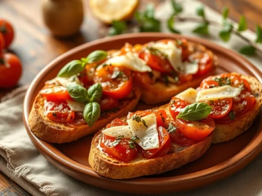 Une bruschetta aux fèves et pecorino comme en Toscane